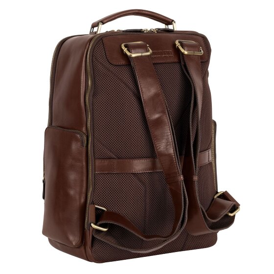 Leonhard Heyden Cambridge Rugzak Leer 42 cm Laptopvak