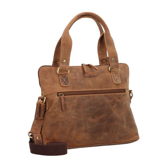 Greenburry Vintage aktetas Leer 37 cm Laptopcompartiment