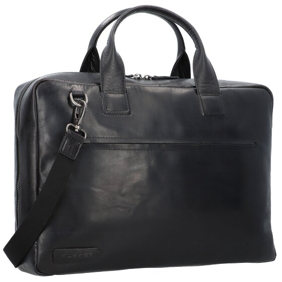 Plevier Rock Koffer RFID-bescherming Leer 43 cm Laptop compartiment