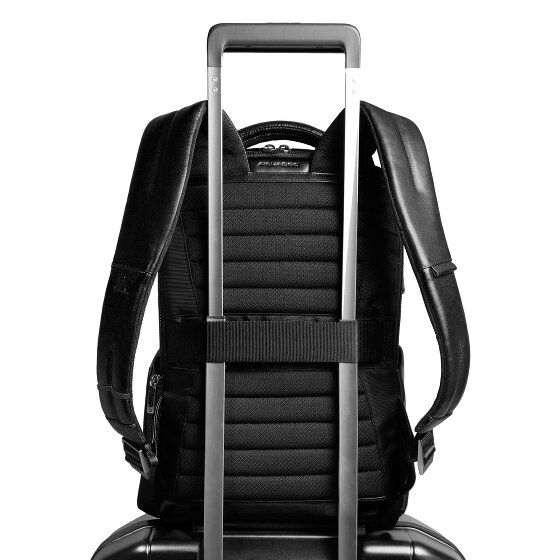 Piquadro Zaino Dagrugzak Leer 40 cm Laptop compartiment