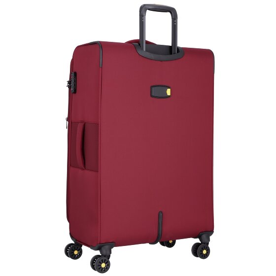 d&n Travel Line 9704 4 wielen Trolley L 78 cm met uitbreidingsplooi