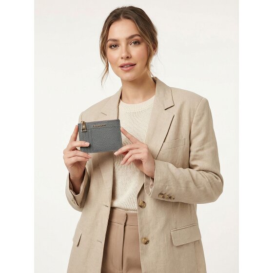 Lazarotti Bologna Leren sleutelhanger Kaarthouder leer 11,5 cm met air tag compartiment