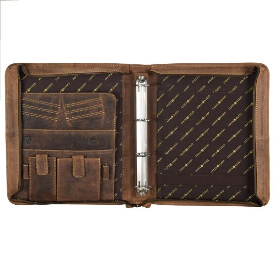 Greenburry Vintage Ringmap Leer 29 cm