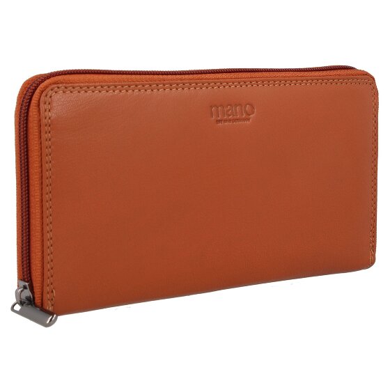 mano Donna Giulia Portemonnee Leer 20 cm