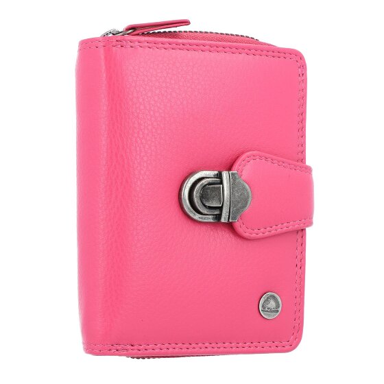 Greenburry Sponsachtig portefeuille leer 9 cm