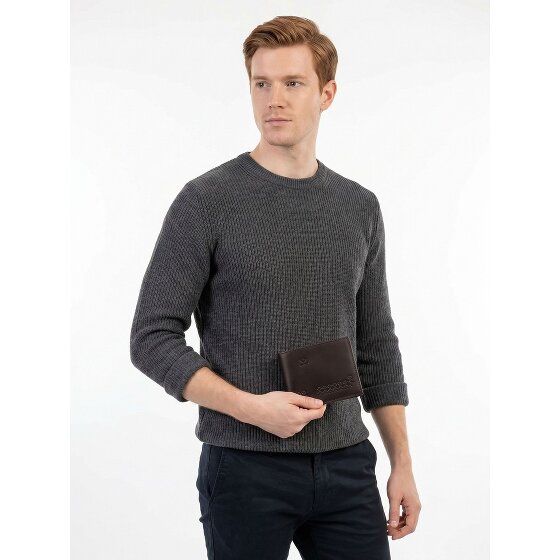 oxmox Leather Portemonnee RFID-bescherming Leder 10 cm