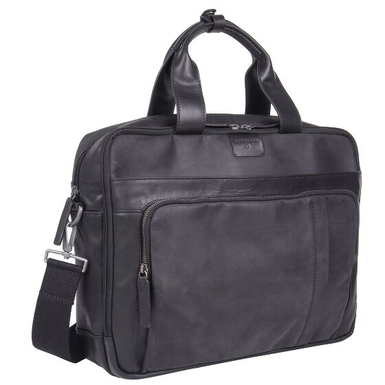 Strellson Brick Lane aktetas Leer 39 cm Laptopcompartiment