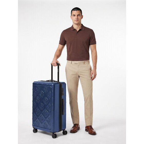 Roberto Cavalli Florence 4 wielen Trolley 74 cm met uitbreidingsplooi