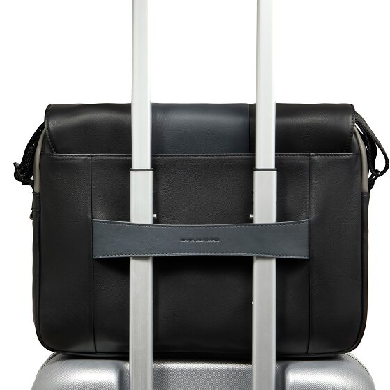 Piquadro Urban Boodschapper RFID-bescherming Leer 35 cm Laptop compartiment