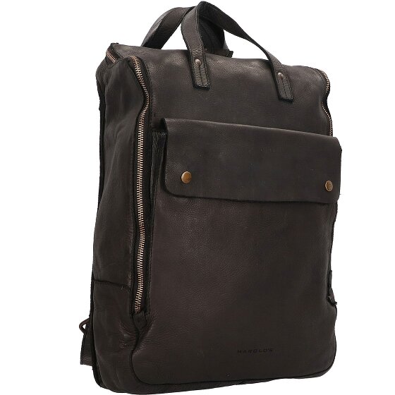 Harold's Submarine Zakelijke rugzak Leder 37 cm Laptopvak