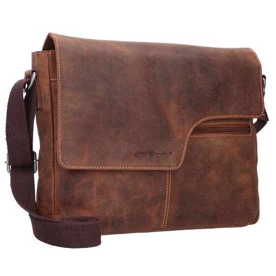 Greenburry Vintage Originele Schoudertas Leder 32 cm