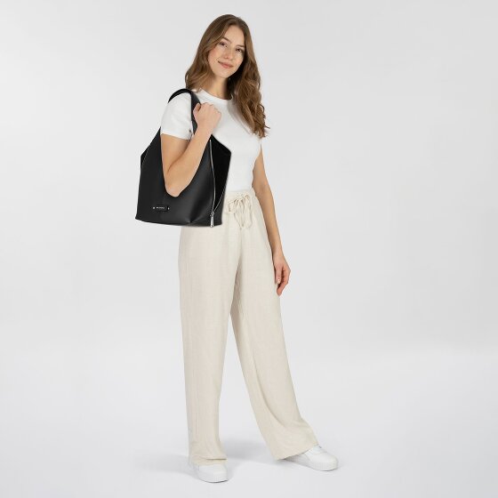Karl Lagerfeld Behind the Seams Shopper Tas Leer 34 cm met uitbreidingsplooi