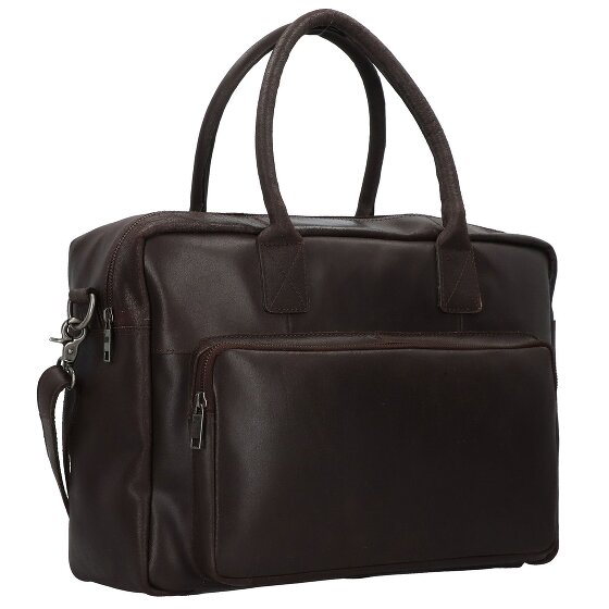 Burkely Vintage Mitch Aktetas Leer 39 cm Laptopcompartiment