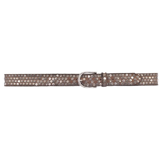 b.belt Studded riem leer
