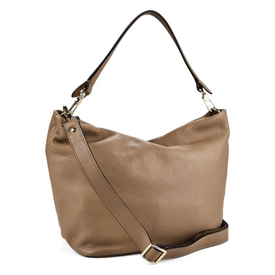 abro Ebony Schoudertas Leder 39 cm