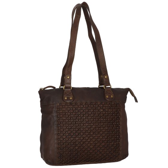 Greenland Nature Femi & Nine Leren Schoudertas 35 cm