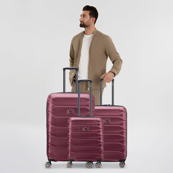 Delsey Paris Meteor 4 wielen Kofferset 3-delig met uitbreidingsplooi