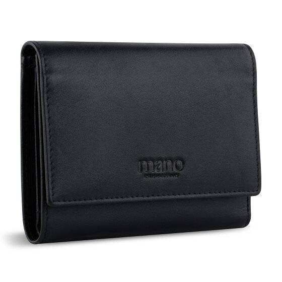 mano Don Andrea Portemonnee RFID-bescherming Leer 12.5 cm