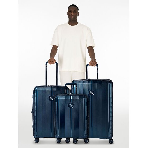 Polestream Paris 4 wielen Kofferset 3-delig met uitbreidingsplooi