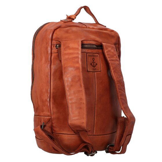 Harbour 2nd Blake Dagrugzak Leer 38 cm Laptop compartiment Harbour 2nd Blake Dagrugzak Leer 38 cm Laptop compartiment