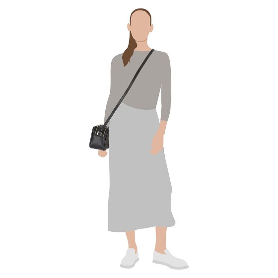 Patrizia Pepe Straw Schoudertas 22 cm