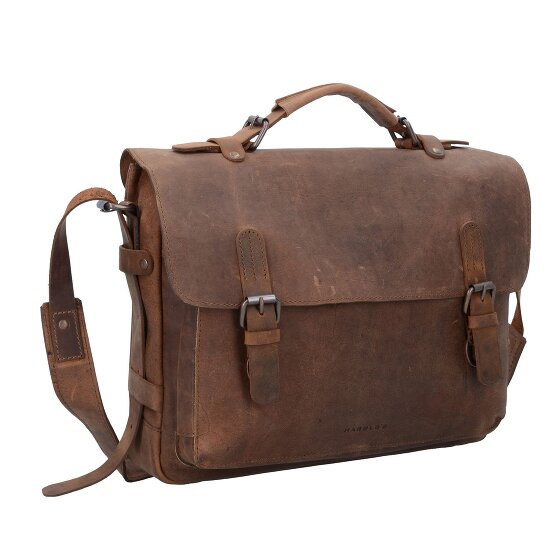 Harold's Antieke aktetas Leer 38 cm