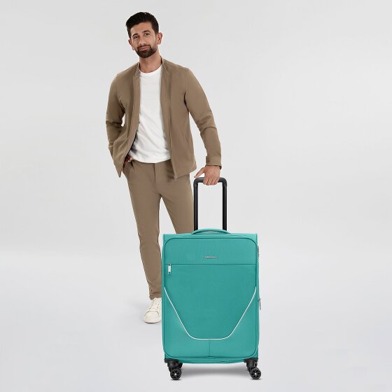 Stratic taska 4-wiel trolley M 65 cm met uitvouwbare plooi