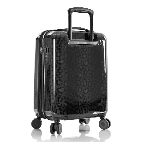 Heys Black Camo 4 wielen Cabinewagen S 53 cm met uitbreidingsplooi