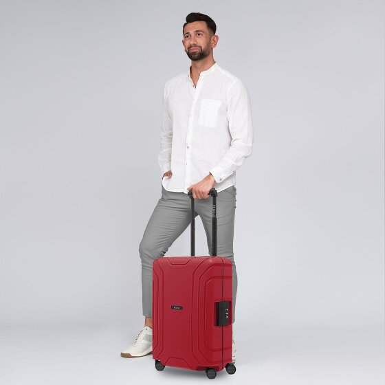 Redolz Essentials 15 4-wiel cabinewagen 55 cm met driepuntsbevestiging
