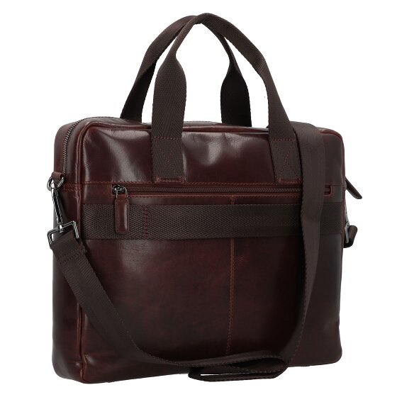 bugatti Romano Koffer Leer 38 cm Laptop compartiment