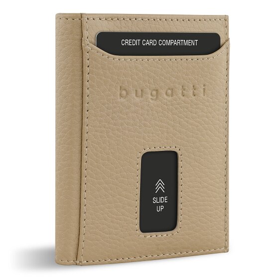 bugatti Secure Slim Portemonnee RFID-bescherming Leer 8 cm