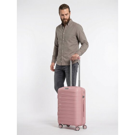 Franky London 4 wielen Cabinewagen S 55 cm met uitbreidingsplooi