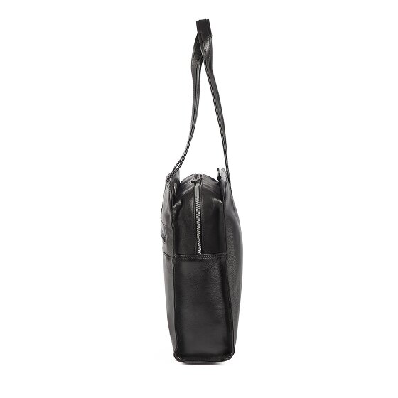 Plevier Power Koffer Leer 41.5 cm Laptop compartiment