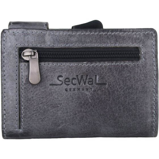 SecWal SecWal 1 Creditcard etui Portemonnee RFID Leer 9 cm