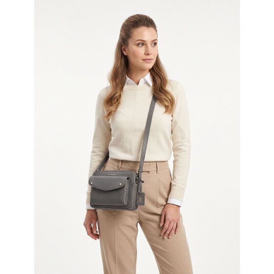 Lazarotti Bologna Leather Crossbody tas Leder 21 cm