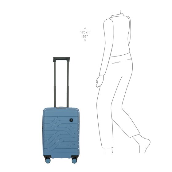 Bric's BY Ulisse 4-wielige cabinewagen 55 cm