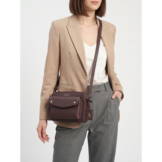 Lazarotti Bologna Leather Crossbody tas Leder 21 cm