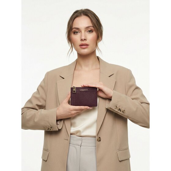 Lazarotti Bologna Leren sleutelhanger Kaarthouder leer 11,5 cm met air tag compartiment