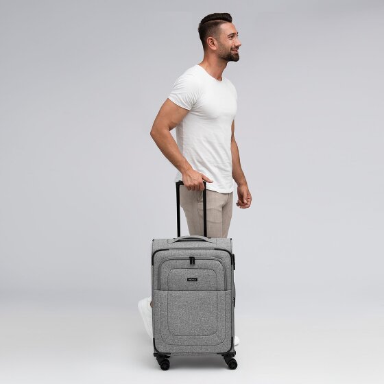 Redolz Essentials 12 MEDIUM Trolley met 4 wielen, 67 cm, met uitbreidingsplooi