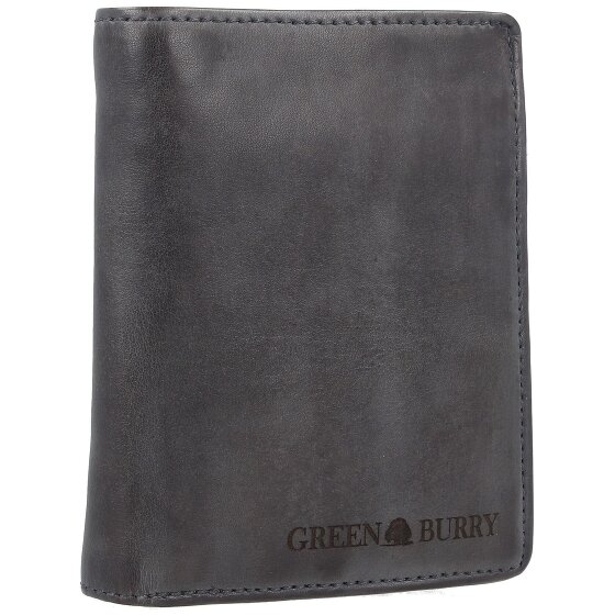 Greenburry Vintage Gewassen Leren Portemonnee 10 cm