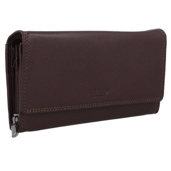 mano Donna Giulia Leren Portemonnee 19,5 cm