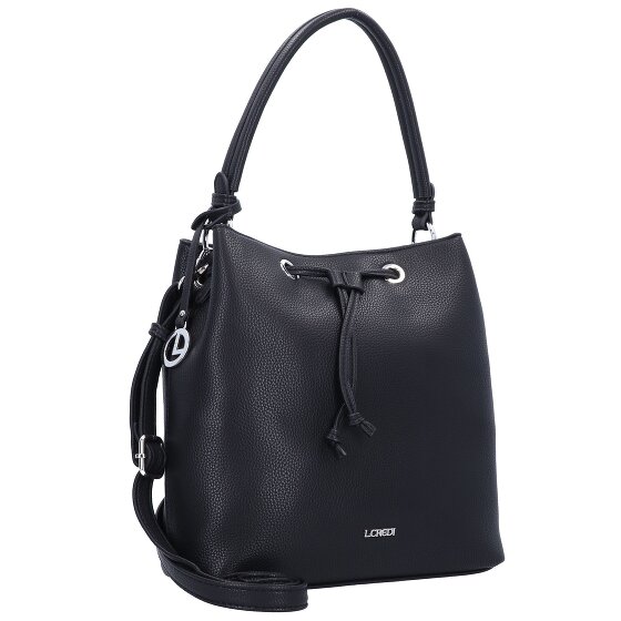 L.Credi Ebbenhouten buideltas 28 cm