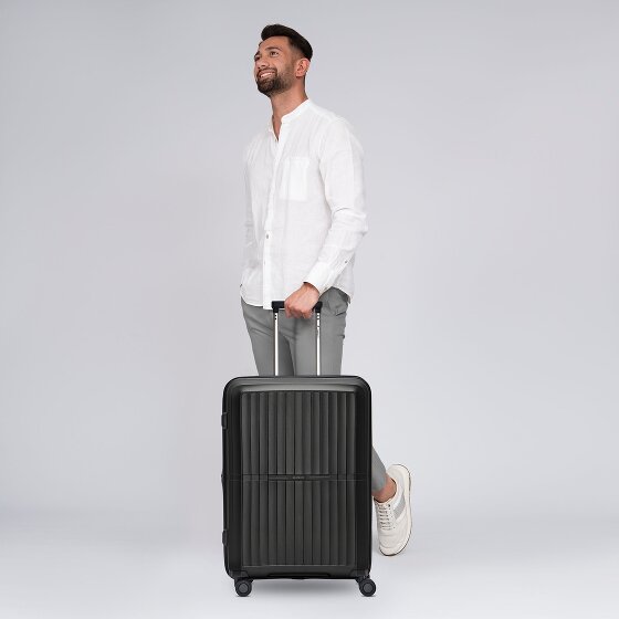 Pactastic Collection 01 4 wielen Trolley M 67 cm met uitbreidingsplooi