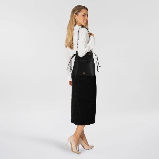 PINKO Secchiello Schoudertas Leer 25 cm