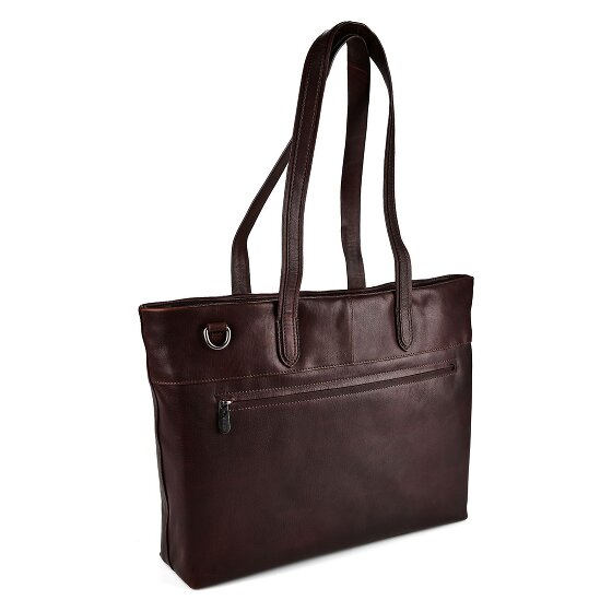 Plevier Catz Aktentas RFID-bescherming Leder 43 cm Laptopvak
