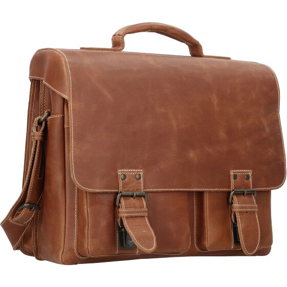 aunts & uncles Hunter Finn Aktetas Leer 40 cm Laptopcompartiment