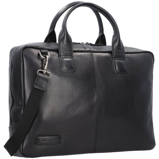 Plevier Rock Basalt Koffer Leer 41 cm Laptop compartiment