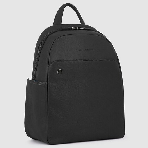 Piquadro Black Square Dagrugzak Leer 36 cm Laptop compartiment