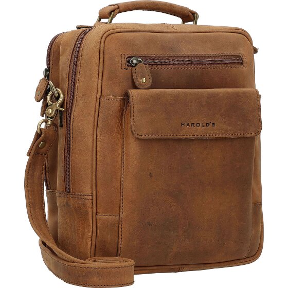 Harold's Antieke Leren Schoudertas 24 cm