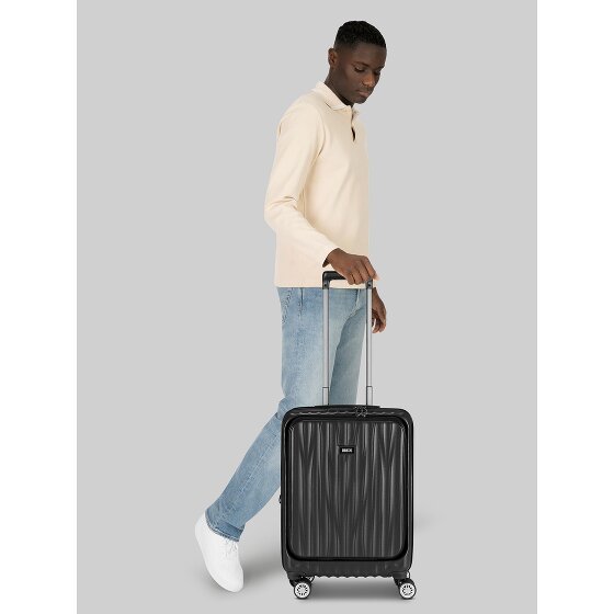 Bric's Cervia 2.0 4 wielen Cabinewagen S 55 cm Laptop compartiment met uitbreidingsplooi